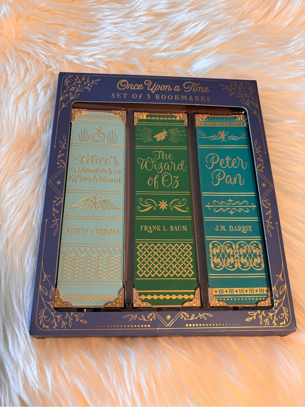 NEW Once Upon a Time Bookmarks Alice in Wonderland, Wizard of Oz & Peter Pan